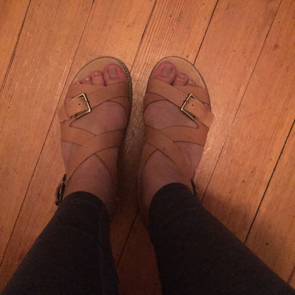 Clarks Artisan Sandals - Tan (Corsio Bambi)